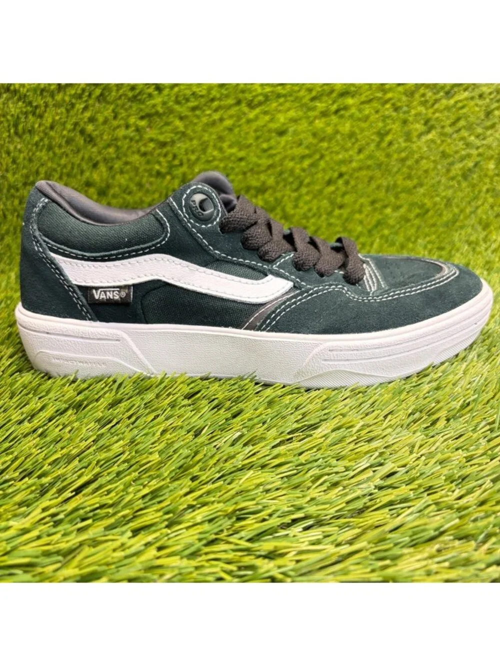 Vans Rowan 2 Dark Forest Green Mens Size 5.5 Athletic Skateboard Shoes Sneakers